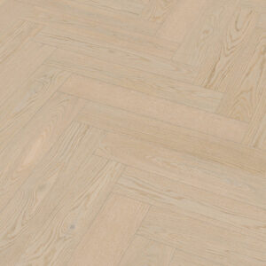 Floer Hybride Hout - Wit Eiken Visgraat (Uitlopend)