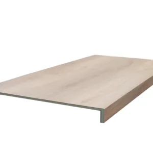 Floer Trap Overzettreden - Onbehandeld Eiken Dubbeltrede 138 cm